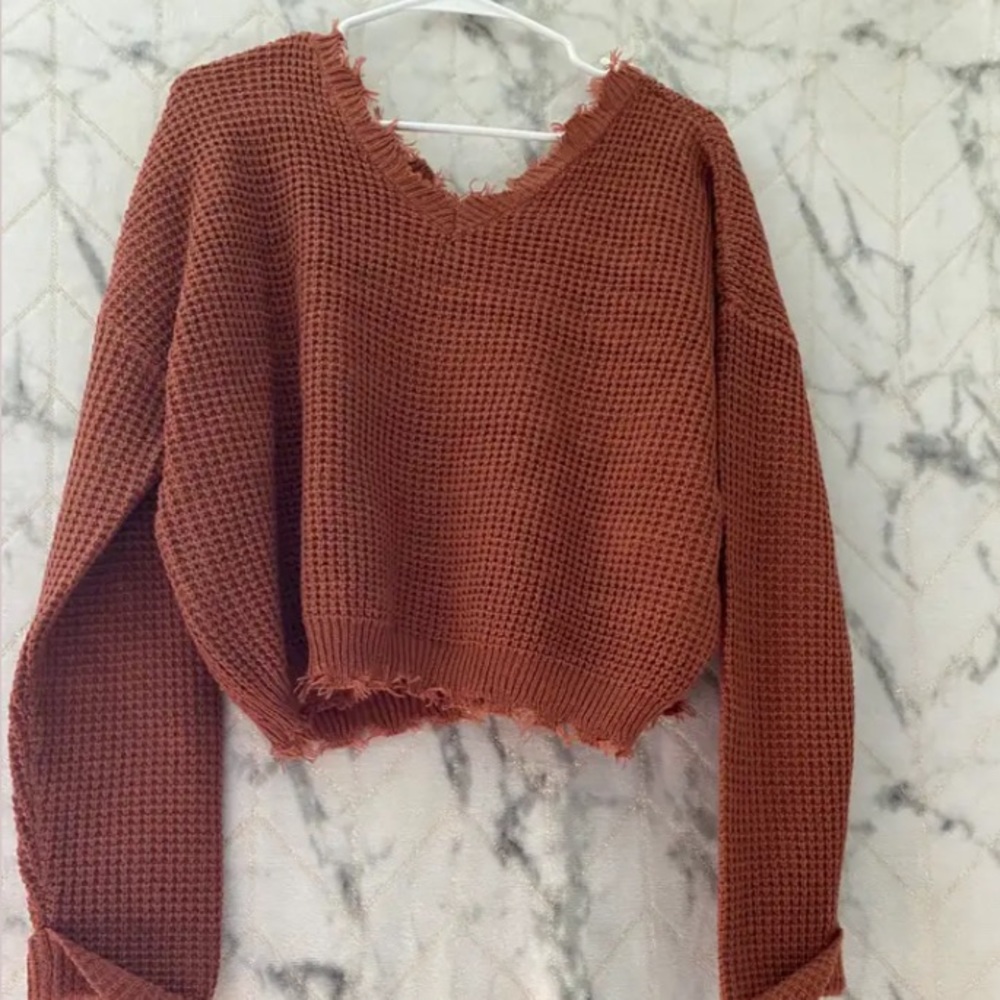Anthropologie “Moon & Madison” Crop Top Sweater